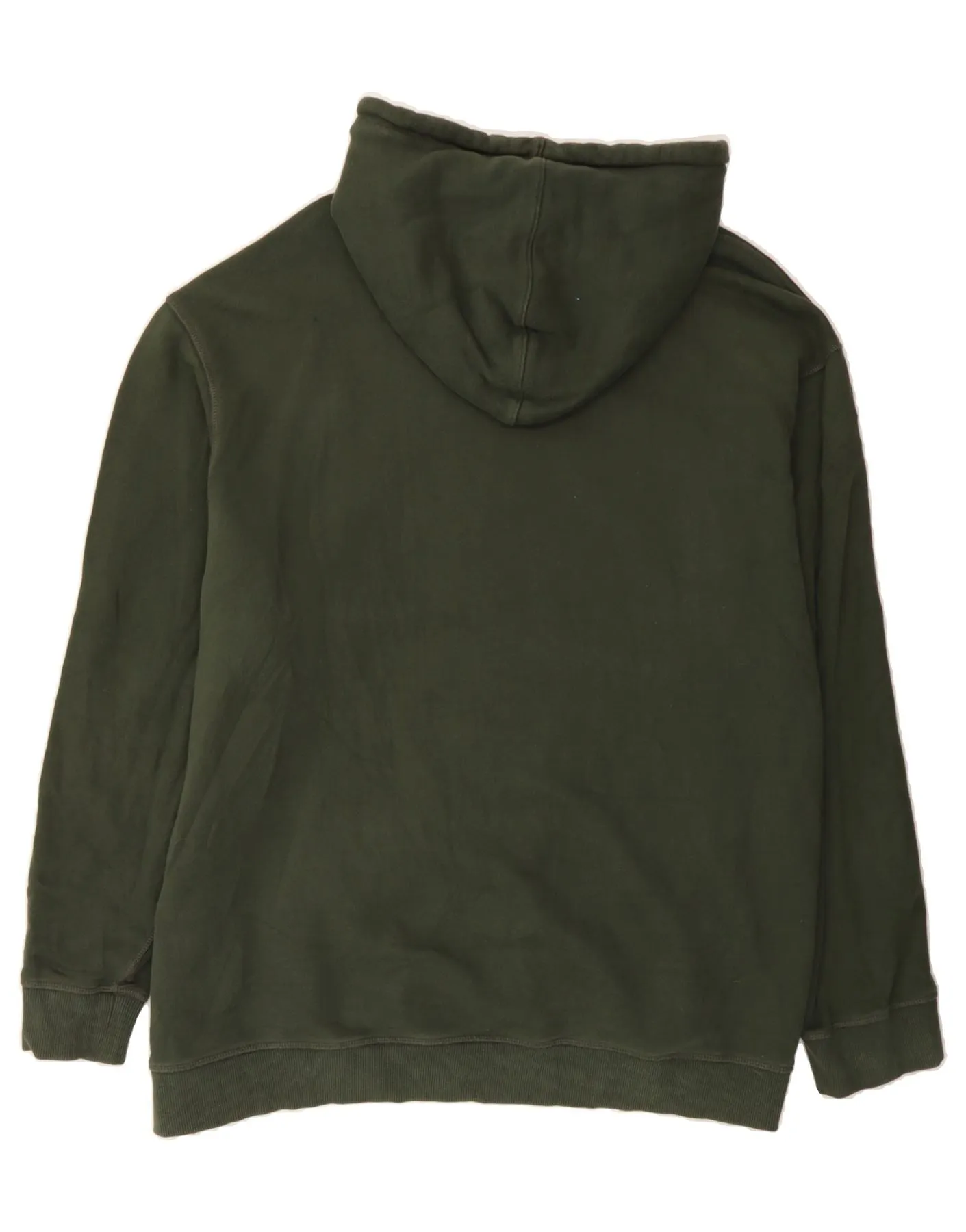 TIMBERLAND Mens Graphic Hoodie Jumper 3XL Green Cotton