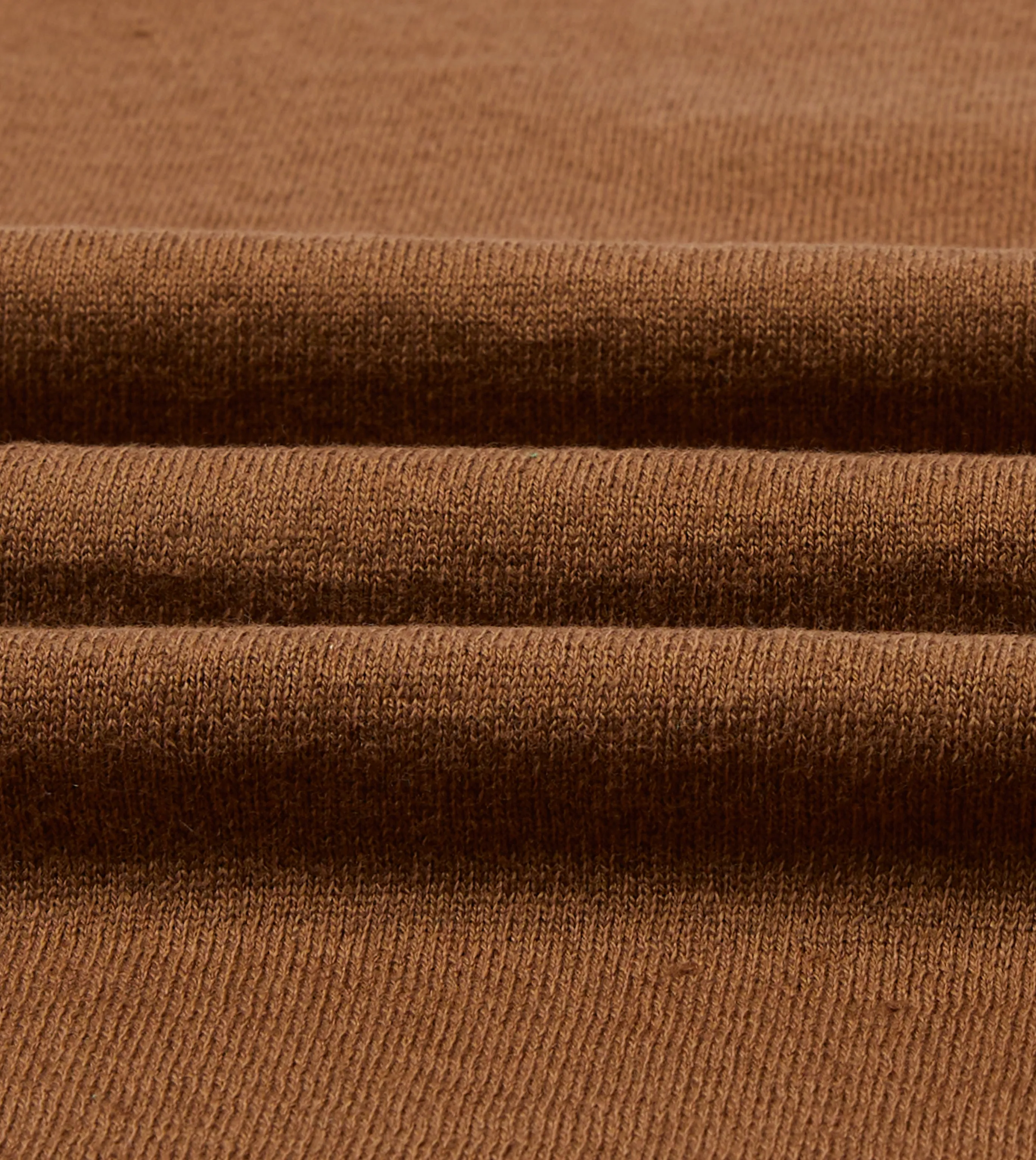 Tobacco Knitted Linen-Cotton Short-Sleeve Polo Shirt