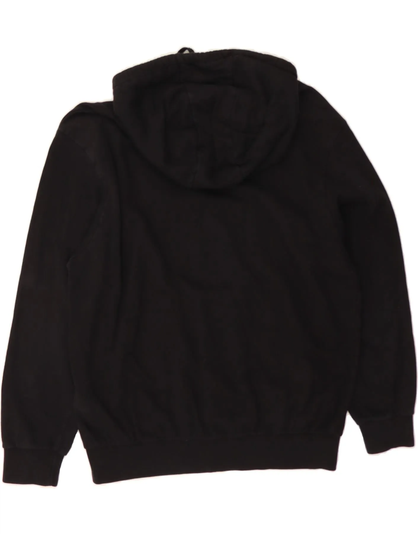 VANS Womens Relaxed Fit Hoodie Jumper UK 16 Large Black Cotton