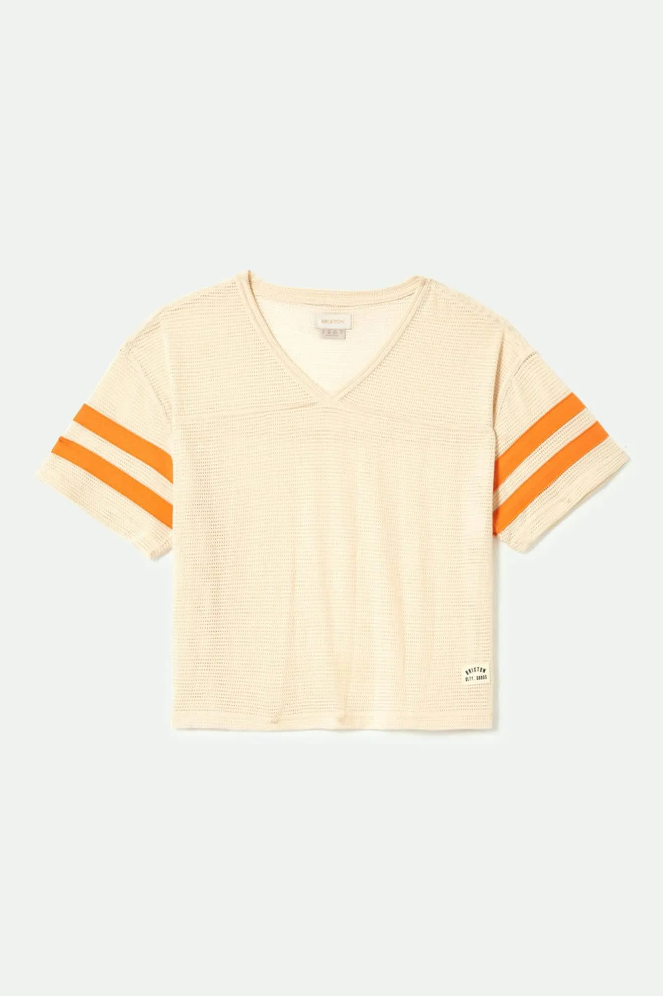 Varsity Football Mesh T-Shirt - Whitecap