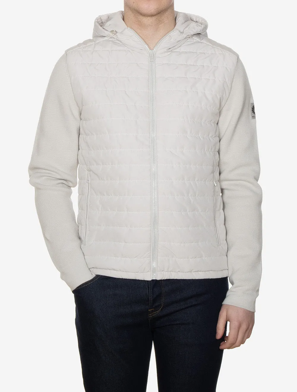 Vert Full-Zip Cardigan Stone Beige