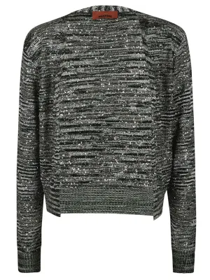 Viscose And Lurex Cardigan