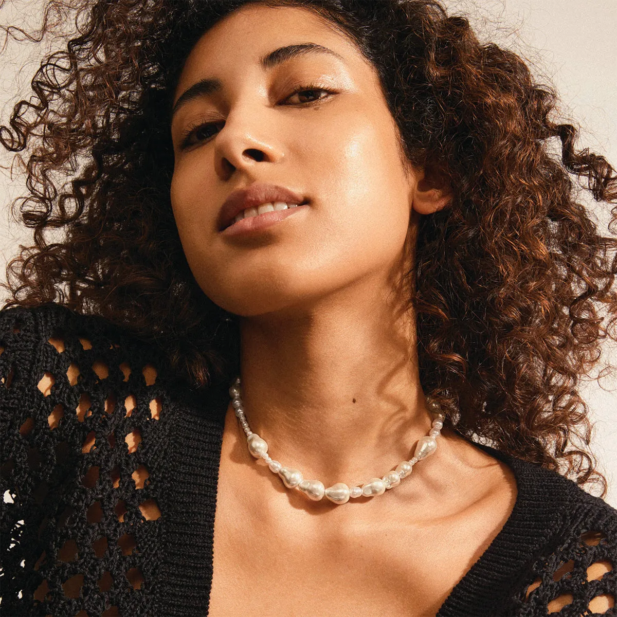 Willpower Gold Plated Pearl Necklace