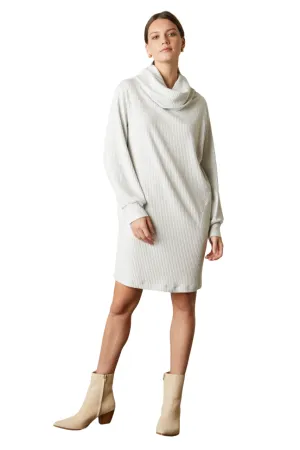 Winnie Lux Rib Dress - Ash