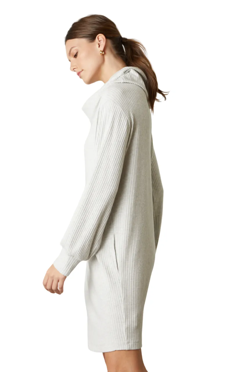Winnie Lux Rib Dress - Ash
